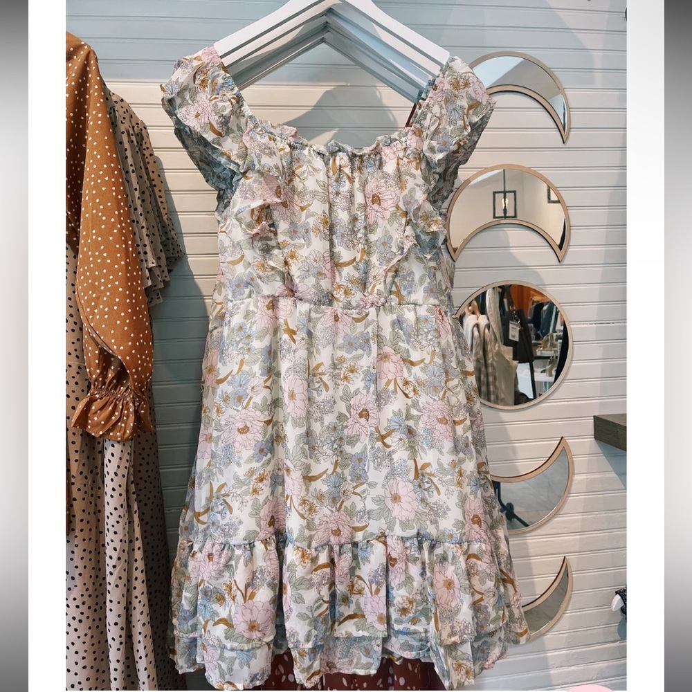 Floral Ruffle Dress